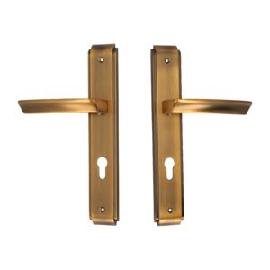 Honeybee Door Handle with Zinc Alloy Plate Honeybee Door Handle with Zinc Alloy Plate
